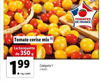 Lidl Tomate cerise mix offre