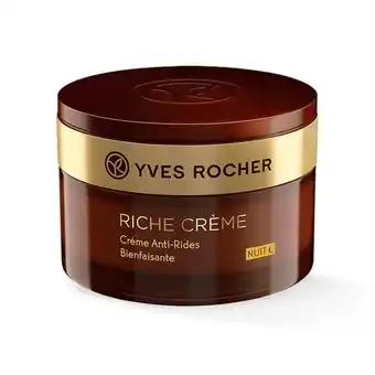 Yves Rocher Crème anti-rides bienfaisante nuit offre