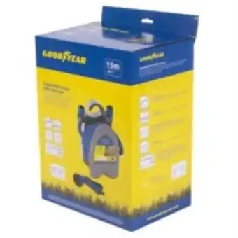 E.Leclerc Brico Tuyau d'arrosage extensible 15m 12 bar + pistolet multi-jets 7 fonctions + raccords goodyear offre
