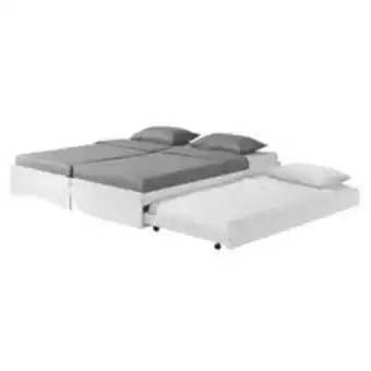 Conforama Lit banquette extensible 3-en-1 90x190 cm offre