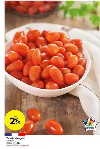 Carrefour Market Tomate Allongée offre