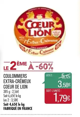 Match Coulommiers Extra-Crémeux Cœur De Lion offre