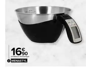 La Balance électronique Menastyl
