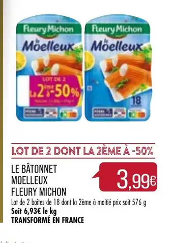 Match Le Bâtonnet Moelleux Fleury Michon offre