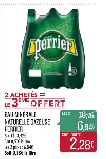 Match Eau Minérale Naturelle Gazeuse Perrier offre