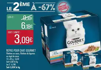 Match Repas Pour Chat Gourmet offre