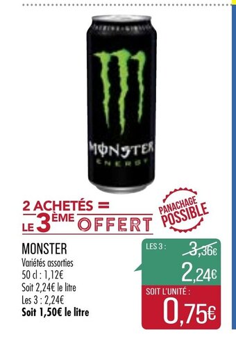 Match Monster offre