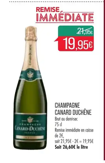 Match Champagne Canard Duchêne offre