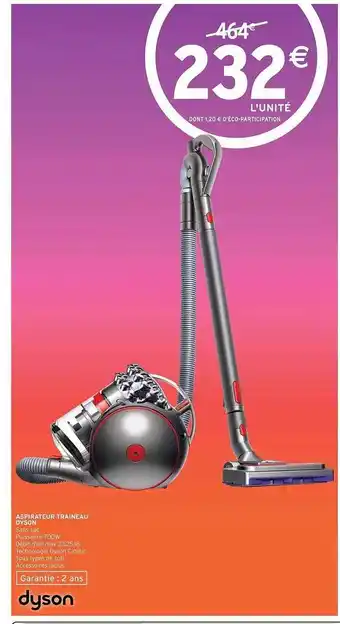Intermarché Aspirateur Traîneau Dyson offre