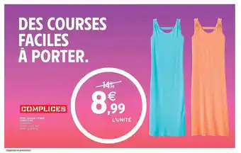 Intermarché Robe Longue Femme Complices offre