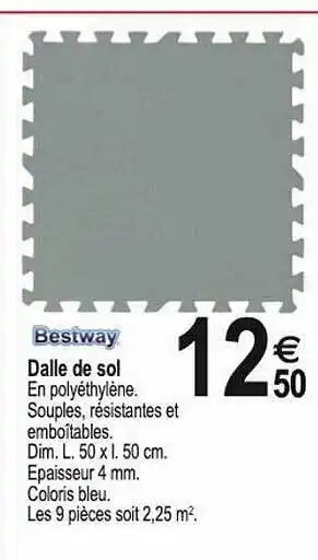 Tridôme Dalle De Sol Bestway offre