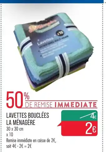 Lavettes Bouclées La Ménagère