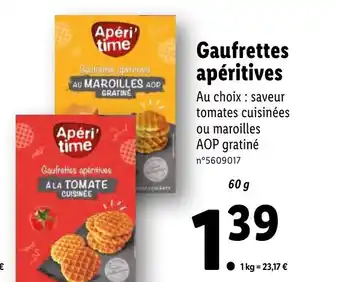 Lidl Gaufrettes Apéritives offre