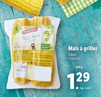 Maïs à Griller