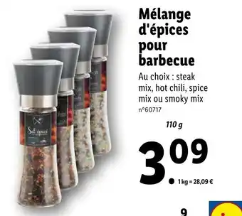 Lidl Mélange d'épices Pour Barbecue offre