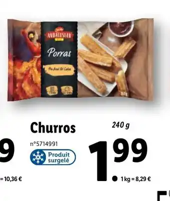 Lidl Churros offre