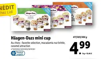 Lidl Häagen-Dazs Mini Cup offre