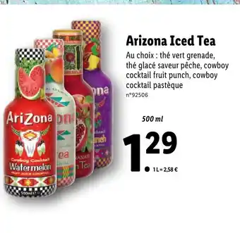 Lidl Arizona Iced Tea offre