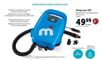 Lidl Pompe Pour Sup offre