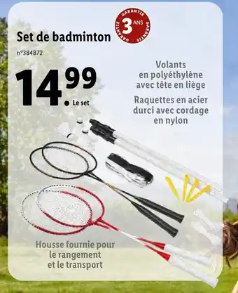 Lidl Set de Badminton offre