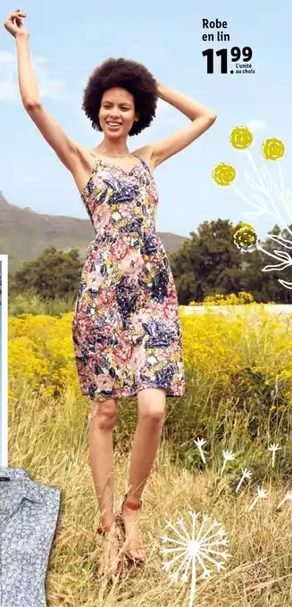 Lidl Robe En Lin offre