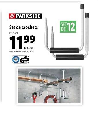Lidl Parkside Set de Crochets offre
