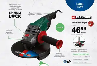 Lidl Meuleuse d'Angle offre