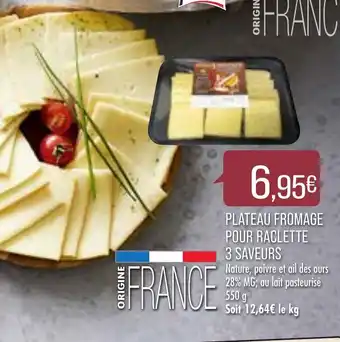 Match Plateau Fromage Pour Raclettes 3 Saveurs offre