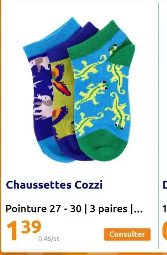 Action Chaussettes Cozzi offre