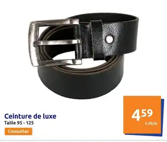 Action Ceinture de Luxe offre
