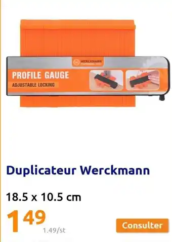 Action Duplicateur Werckmann offre