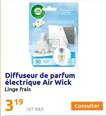 Action Diffuseur de Parfum électrique Air Wick offre
