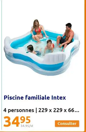 Action Piscine Familiale Intex offre