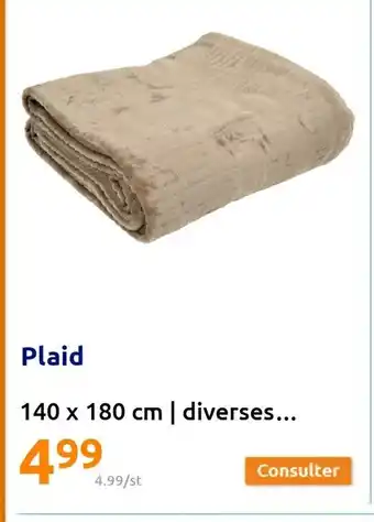 Action Plaid offre