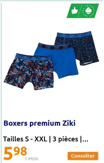 Action Boxers Premium Ziki offre