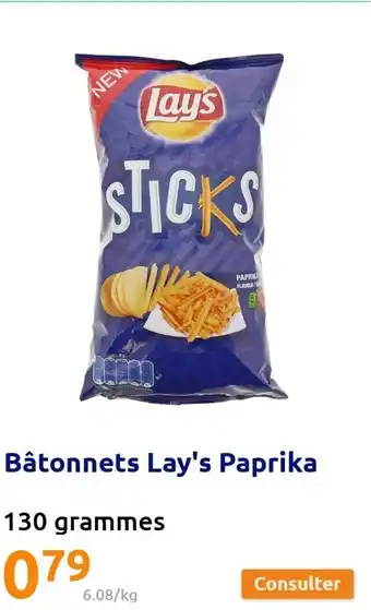 Action Bâtonnets Lay's Paprika offre