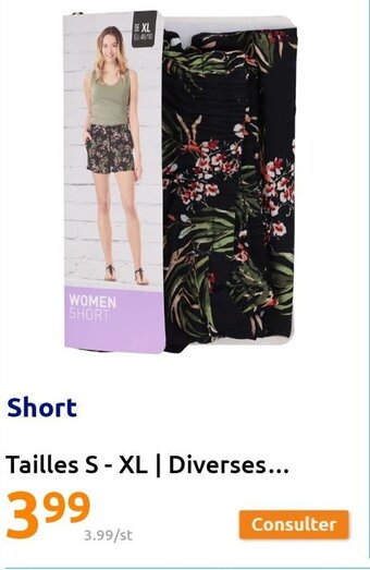 Action Short offre