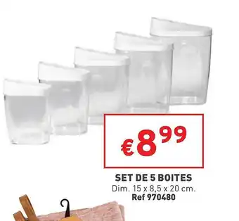 Trafic Set De 5 Boîtes offre