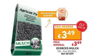 Trafic écorces Mulch offre