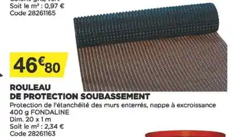 Bricomarché Rouleau de Protection Soubassement offre