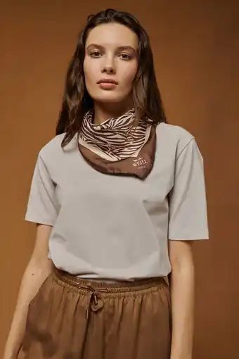 Foulard imprimé zÚbre
