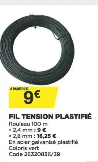 Bricomarché Fil Tension Plastifié offre