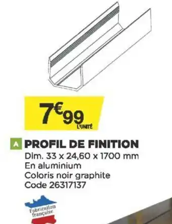 Profil de Finition