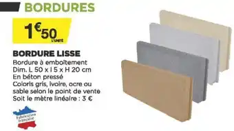 Bricomarché Bordure Lisse offre