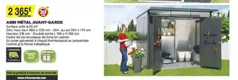 Bricomarché Abri Métal Avant-Garde offre