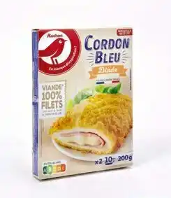Auchan CORDON BLEU DE DINDE offre
