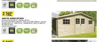 Bricomarché Abri de Jardin En Bois offre