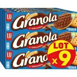 Auchan BISCUITS AU CHOCOLAT AU LAIT GRANOLA offre