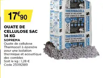 Bricomarché Quate de Cellulose Sac 14kg offre