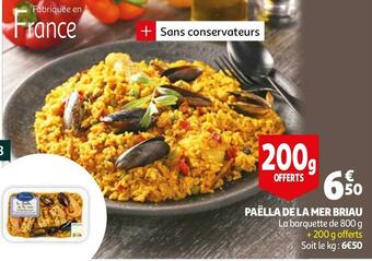 Auchan PAËLLA DE LA MER BRIAU offre